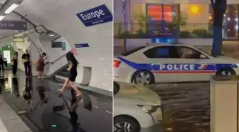 Fransa felaketi yaşarken polis efsane filminin müziği ile devriye attı