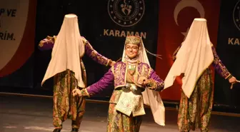 Karaman'da renkli halk oyunları şöleni! Vali ve ekibi yöresel kıyafetlere büründü