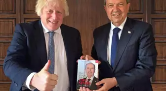 KKTC Cumhurbaşkanı Tatar, Boris Johnson ile Özel Görüşme Yaptı