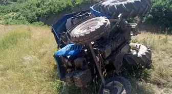 Muş'ta Traktör Devrildi: 1 Yaralı