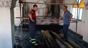 Çorum'da Camide Yangın Çıktı