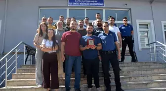 Bafra'da Veda: Polis Memuru Yunus Erken'e Teşekkür Plaketi