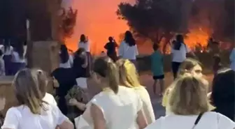 Bursa'da Şalvar Gecesi Yangınla Sona Erdi
