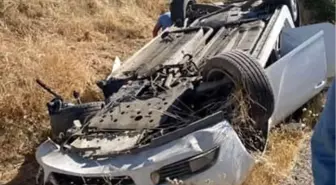 Diyarbakır'da Otomobil Takla Attı: 2 Yaralı