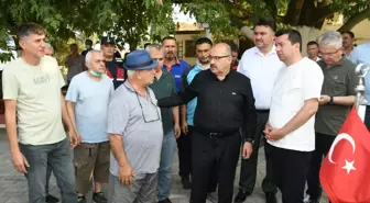 Vali Ustaoğlu Yangın Alanında İncelemelerde Bulundu