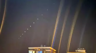 Adıyaman'da Starlink Uyduları Gökyüzünde İlgi Oxeşetti