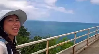 Güney Koreli Gezgin Hyojeong Park, Türkiye Turu Kapsamında Giresun'da