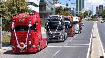 Tır Şoföründen Düğün Konvoyu: Kırmızı Tırlar Göz Doldurdu