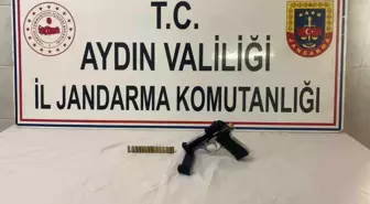 Didim'de Kurusıkı Tabanca ve Fişek Ele Geçirildi