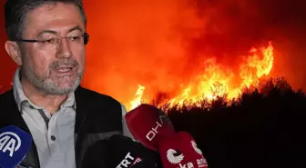Bakan Yumaklı İzmir'de yangın bölgesinde: 3 noktada yangınlar devam ediyor
