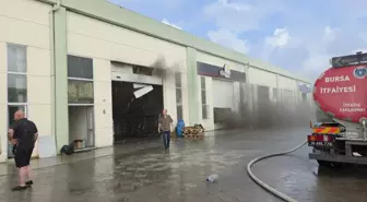 Bursa'da Zeytin İşleme Tesisi Yangını