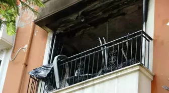 Antalya'da Klimadan Kaynaklı Yangın, Dubleks Ev Yandı