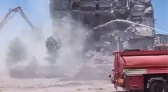 Diyarbakır'da Yıkıma Hazır Bina Kontrollü Yıkım Sırasında Çöktü