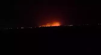 Mersin Göksu Deltası'nda Sazlık Yangını Çıktı