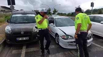 Samsun'da Trafik Kazası: 1 Yaralı