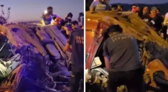 Aşırı hız yaptı, aracı hurdaya döndü! Sürücü ağır yaralı