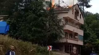 Bartın'da Evde Yangın Panik Yarattı