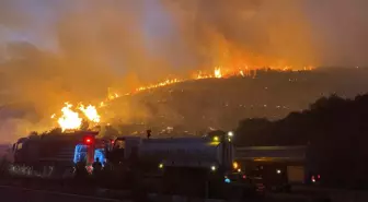 İzmir'deki Yangın Kuşadası Yoluna İndi