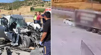 Otomobil, park halindeki tıra çarptı: Baba ve üç çocuğu hayatını kaybetti