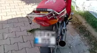 Nazilli'de Sahte Plaka ile Motosiklet Süren Sürücüye Cezai İşlem