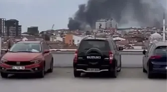 Bayrampaşa'da iş yerinde yangın -1