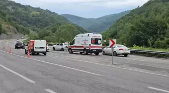 Zonguldak-Ankara kara yolunda trafik kazası: 1 yaralı