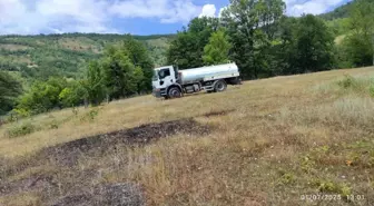 Bartın'da Buğday Tarlasındaki Yangın Kontrol Altına Alındı