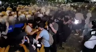 CHP'nin Saraçhane mitingi sonrası arbede: Gözaltılar var
