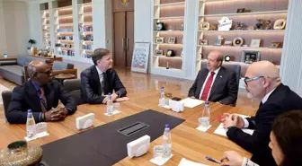 Ersin Tatar, BM Temsilcisi Colin Stewart'ı Kabul Etti