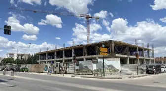 Eskişehir'de İnşaatta Iskeleden Düşme Olayı