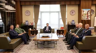 Kütahya Valisi Musa Işın, Milli Savunma Bakanlığı Heyetini Ağırladı