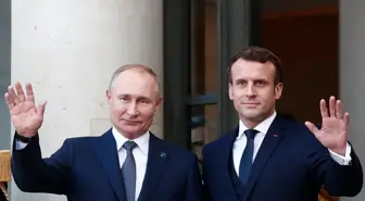 Putin ile Macron arasında yaklaşık 3 yılın ardından ilk görüşme