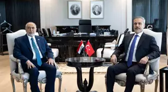 Hakan Fidan ve Irak Temsilciler Meclisi Başkanı Meşhedani Görüştü