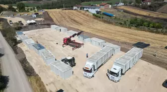 Bilecik'te Orman Yangınları Sonrası Konteyner Evler Kuruluyor