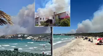İzmir'deki yangın Çeşme'ye de sıçradı! Tahliye anonsları yapılıyor