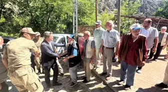 Kaymakam Arıkan ilk ziyaretini 33 vatandaşın şehit edildiği Başbağlar köyüne gerçekleştirdi