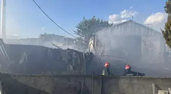 Darıca'da Hurda Dükkanında Yangın Çıktı