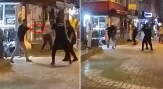 Polis kendisine bıçak çeken şahsı böyle etkisiz hale getirdi