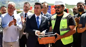 Tunceli'de Dondurulmuş Unlu Mamuller Fabrikası İçin Temel Atıldı