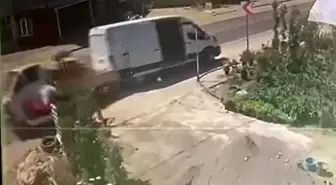 Yalova'da Feci Trafik Kazası: İşçi Saniyelerle Kurtuldu