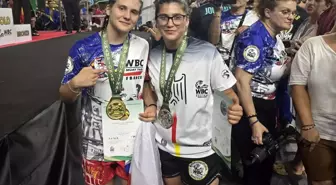 Alaşehirli Sporcu Dünya Muaythai Şampiyonasında Gümüş Madalya Kazandı