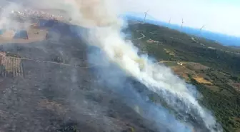 İzmir'de Yangınla Mücadele Devam Ediyor