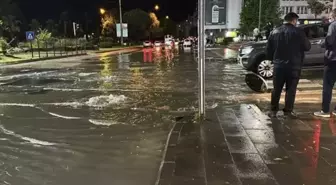 Fatsa'da sağanak yağış su baskınlarına neden oldu