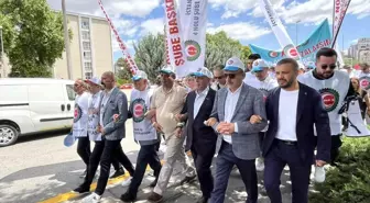 HAK-İŞ'ten Hazine ve Maliye Bakanlığı'na Yürüyüş