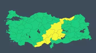 İçişleri Bakanlığı’ndan Kuvvetli Rüzgar ve Sağanak Yağış Uyarısı