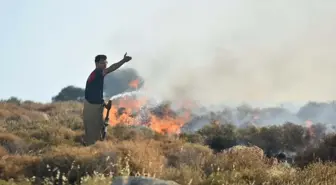 Çeşme'deki Yangın 2. Gününde Sürüyor