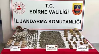 Edirne'de Jandarmadan Tarihi Eser Operasyonu