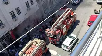 Midyat'ta Çiçekçi Dükkanında Yangın