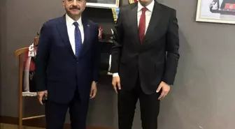 Vali Aksoy, TBMM'de Milletvekili Hatipoğlu ile Bir Araya Geldi