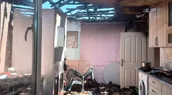 Denizli'de Müstakil Evde Yangın Paniği